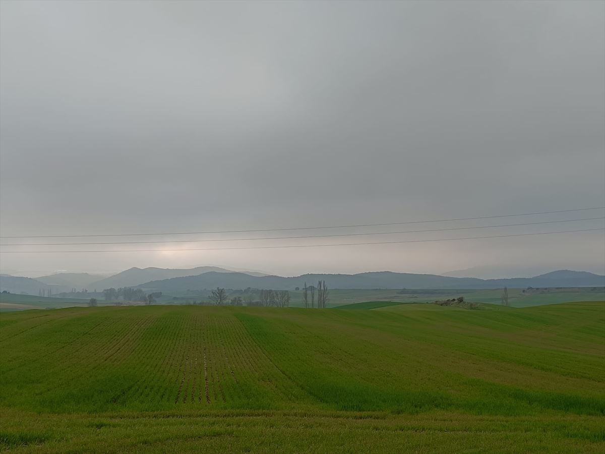 Brumas matinales en Alli (Navarra). 