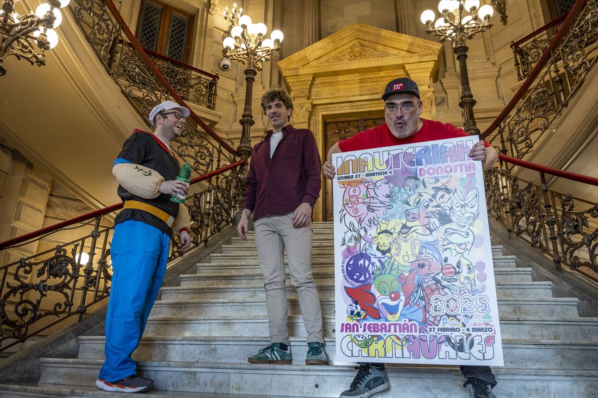 Donostiako inauterien aurkezpena. Argazkia: EFE