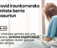 Covid iraunkorra artatzeko Euskadiko lehen unitatea irekiko dute gaur Basurtuko Ospitalean