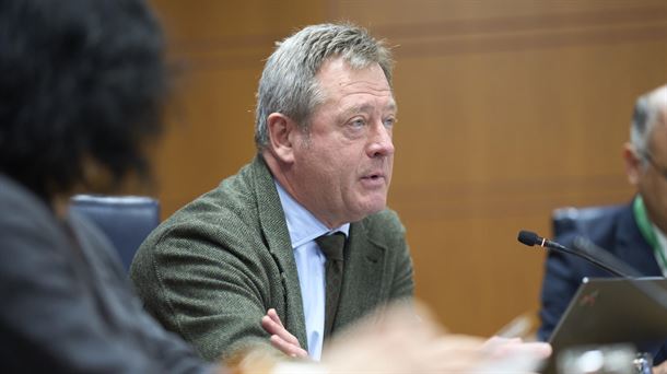 Bingen Zupiria, gaur, Eusko Legebiltzarrean. Argazkia: EFE