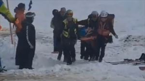 15 urteko eskiatzaile iruindar bat larri zauritu da Candanchun, elur-jausi batek harrapatuta