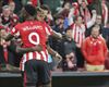 Athletic, Manchesterrera Nico Williams, Iñaki Williams eta Oihan Sancet gabe