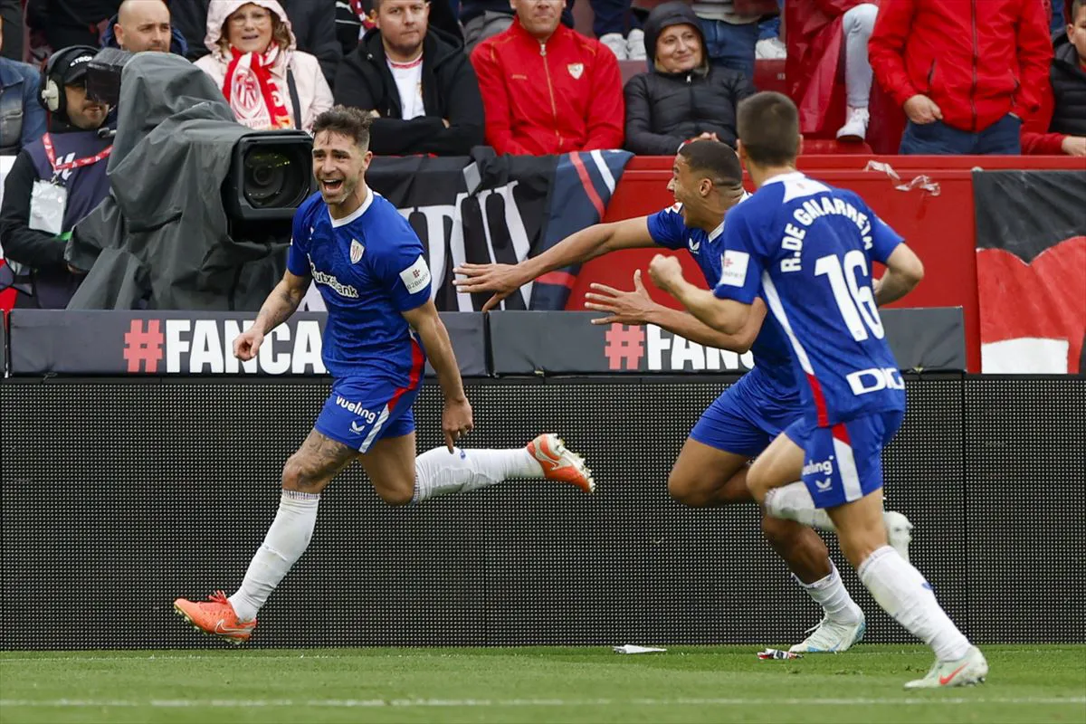 Yeray bere gola ospatzen. Argazkia: EFE 