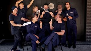 El equipo del restaurante Bakea de Mungia (Bizkaia). Imagen: Bakea