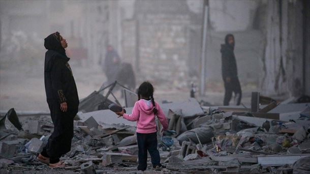 Gaza, azken egunotako argazki batean. Argazkia: EFE