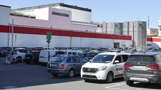 Bridgestone multinazionalak Basaurin duen lantegia, artxiboko irudi batean. Argazkia: EFE