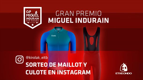 El GP Miguel Indurain tendrá lugar este sábado, 5 de abril. Imagen: EITB Media. 
