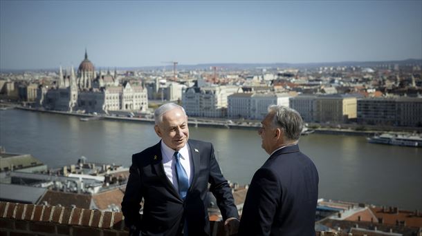 Orban eta Netanyahu Budapesten. Argazkia: EFE