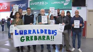 Sei greba egun deitu dituzte Aste Santurako Avanza autobus konpainiako Gipuzkoako zerbitzuetan