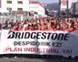 Una manifestación recorre Basauri contra los despidos en Bridgestone