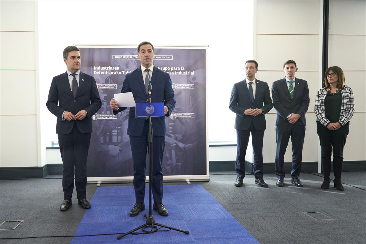 Imanol Pradales lehendakaria. Argazkia: EFE