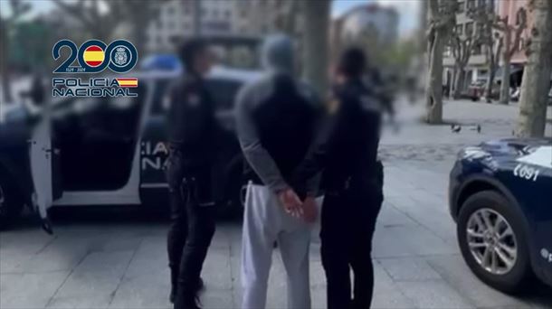 Atxiloketaren unea. Argazkia: Polizia Nazionala.