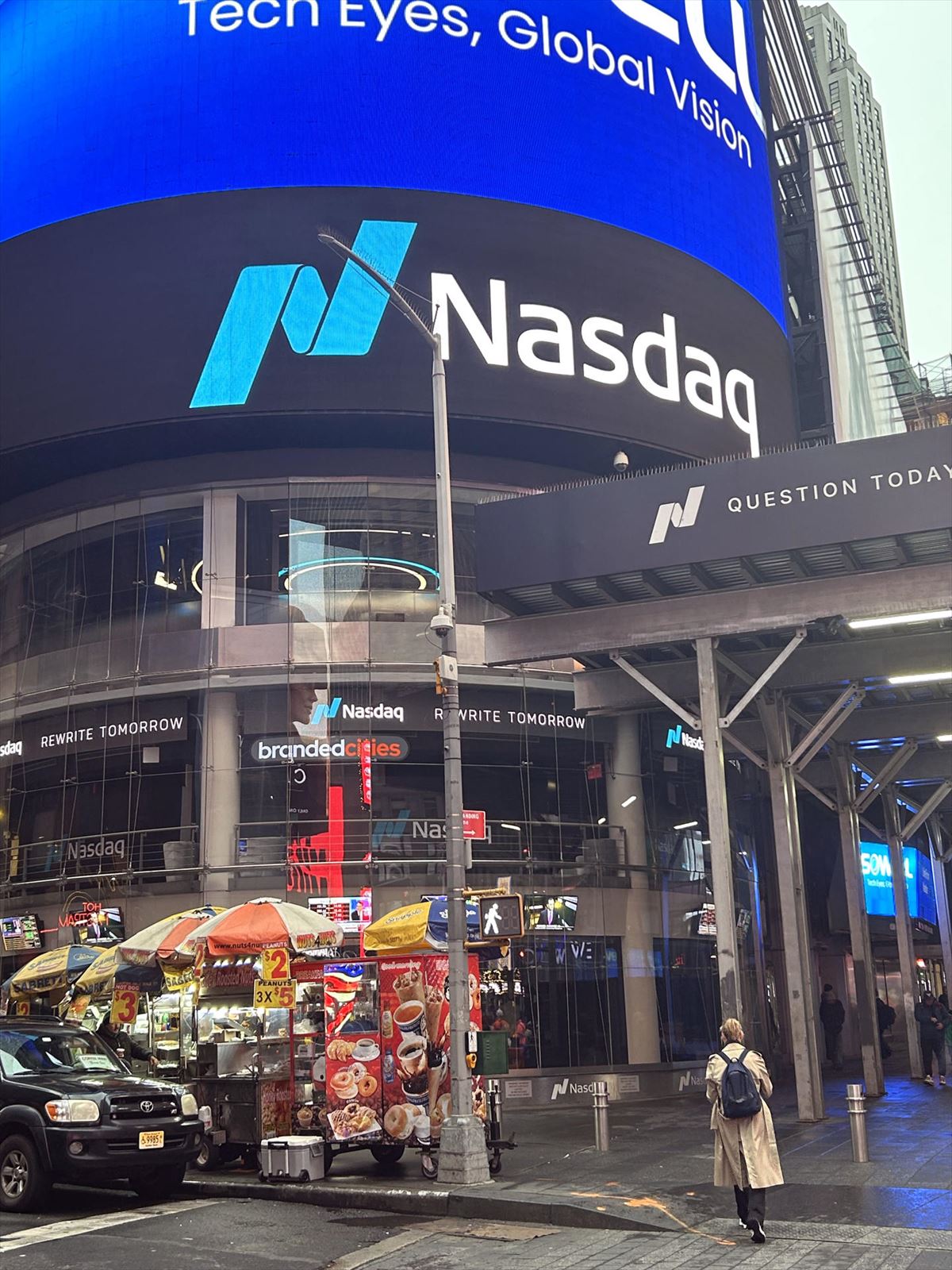 Sede de Nasdaq (Nueva York). Foto: EFE