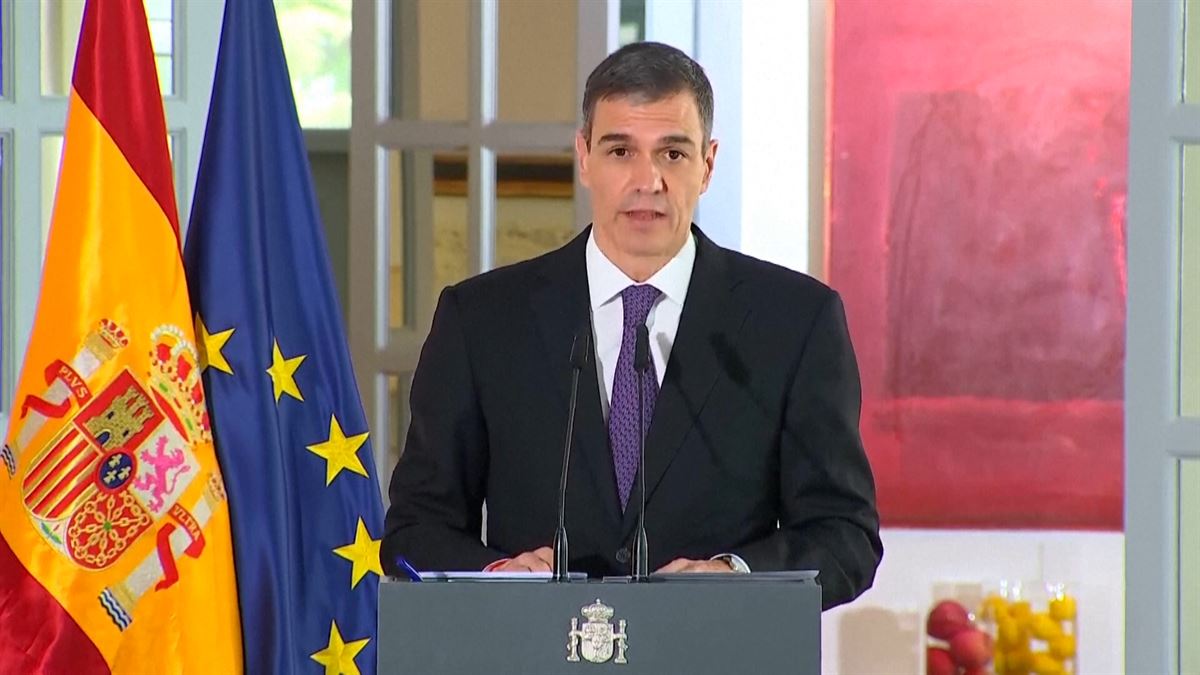 Espainiako Gobernuko presidente Pedro Sanchez
