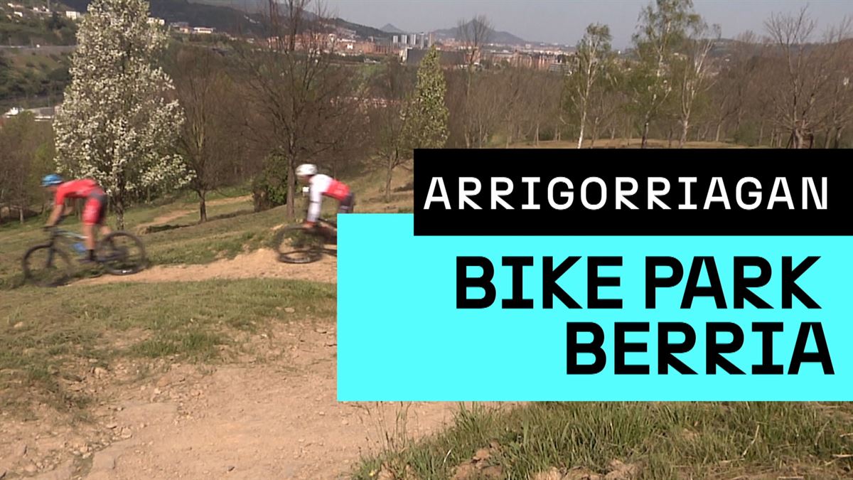 Arrigorriagako Bike Park-a. EITB Mediaren bideo batetik ateratako irudia. 