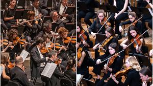 Euskadiko Orkestra eta Euskadiko Ikasleen Orkestra.