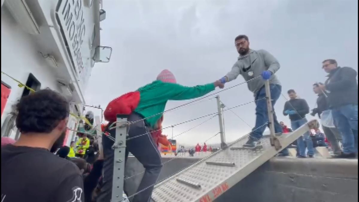 Cataniako lehorreratzea. EITB Mediaren bideo batetik ateratako irudia.