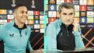 Sannadi y Valverde auguran un partido difícil contra el Rangers, pero confían en superar la eliminatoria