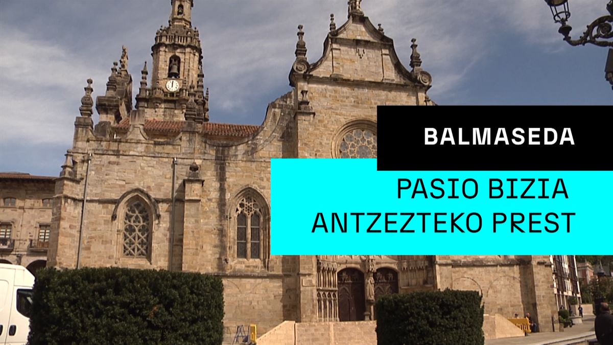 Balmaseda prest Pasio Bizia antzezteko. Argazkia: EITB