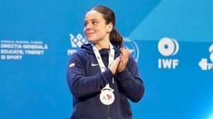 Naroa Arrasate, bronce en dos tiempos en la categoría de 64 kilos del Campeonato de Europa de halterofilia