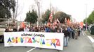 Manifestazio jendetsua egin dute Berriozarren, Topaguneko ekitaldi baten&#8230;