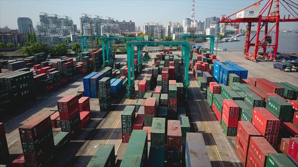 Shanghaiko portu komertziala. Argazkia: EFE