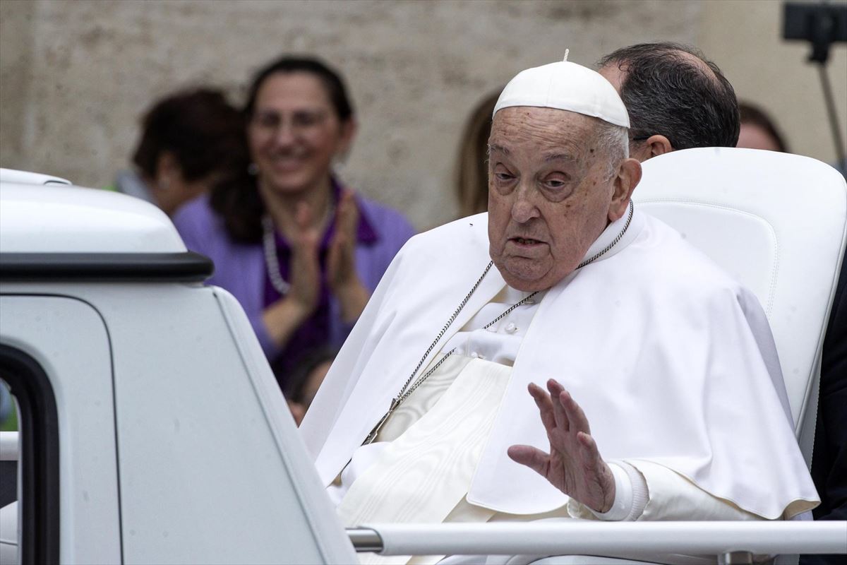 Última imágen del papa Francisco. Foto: EFE.