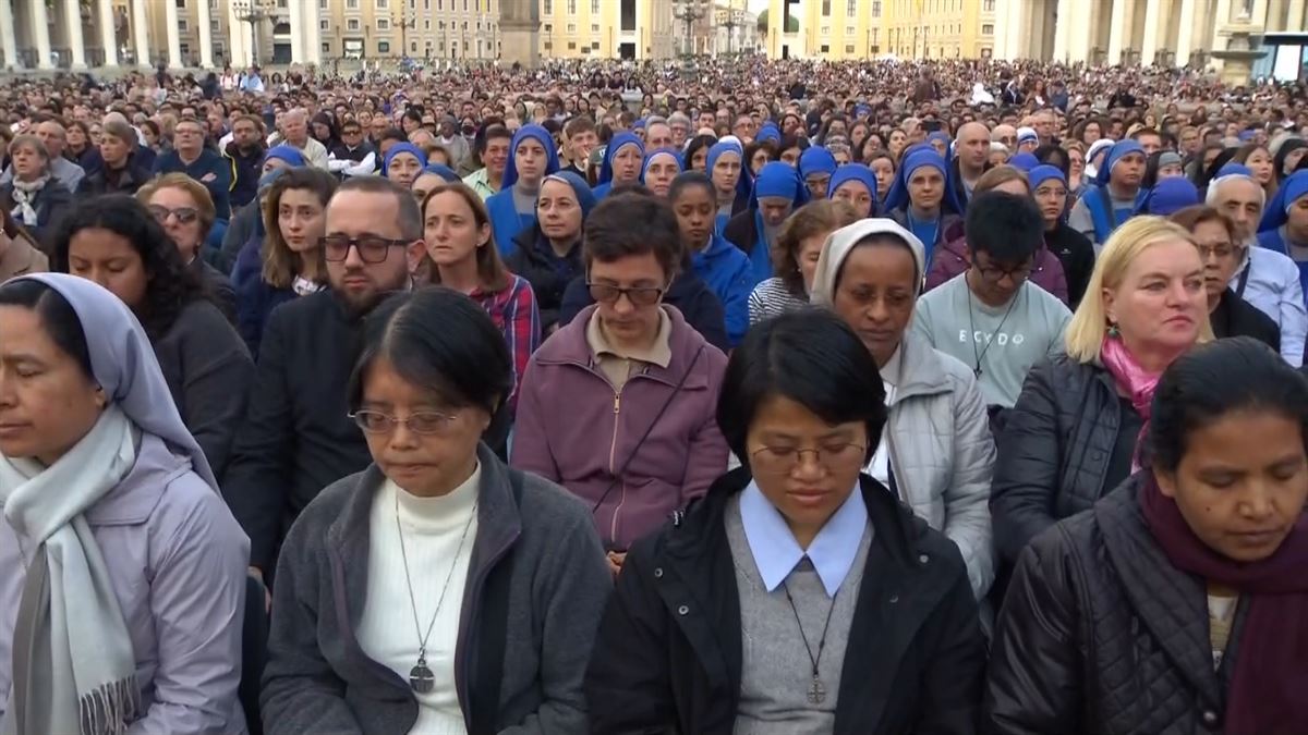 El Vaticano, esta tarde. Imagen obtenida de un vídeo de Agencias.
