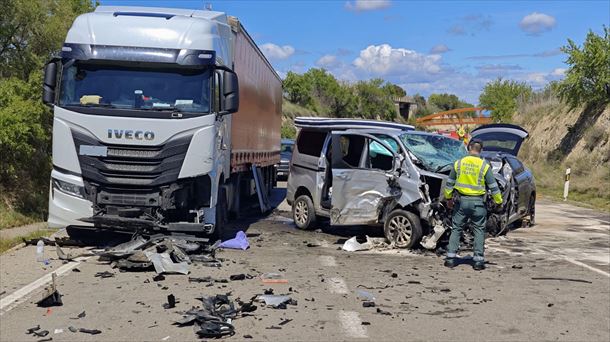 Trágico accidente de tráfico en Barbastro deja un fallecido y varios heridos