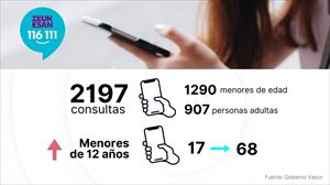 Datos del servicio Zeuk Esan (116111) correspondiente al año 2024
