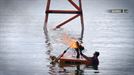Antorcha al agua, el lunes, en el juego de inmunidad de las torres de fuego