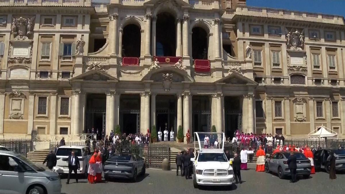 Inhumación del papa Francisco. Foto: Vaticano/EFE. 