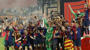 El FC Barcelona, campeón de la Copa del Rey tras superar al Real Madrid en la prórroga (3-2)