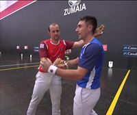 Peio Etxeberria se impone a Elordi en un partido épico y sigue con vida en el Manomanista (21-22)