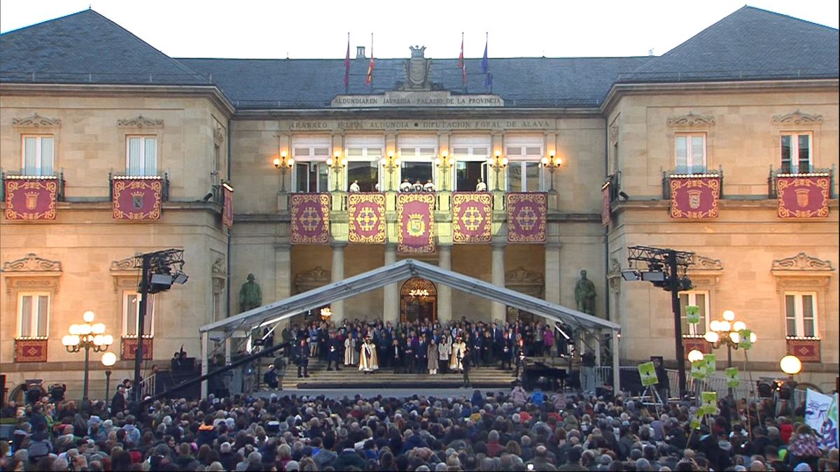 Arrancan las fiestas de San Prudencio de Vitoria-Gasteiz con el primer toque de retreta de 2025