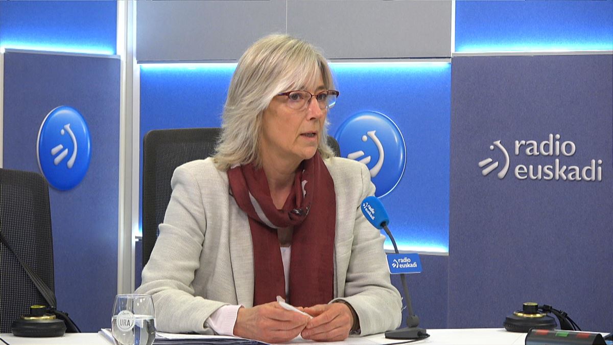 La directora general de Osalan, Lourdes Iscar. Foto: EITB