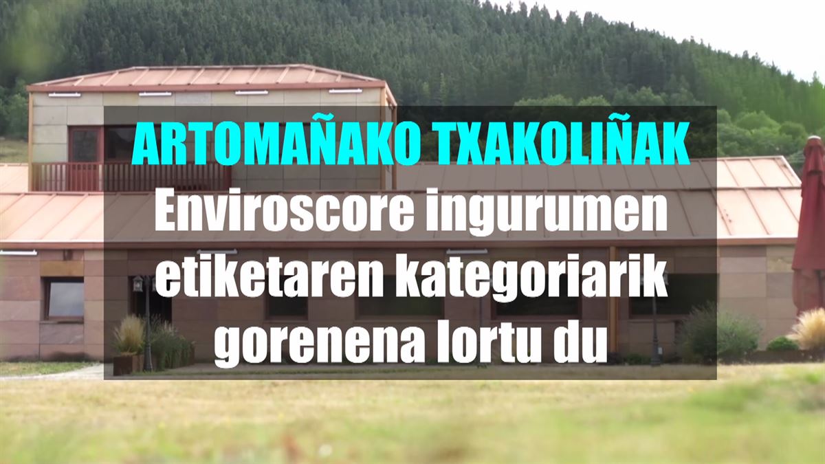 Artomaña Txakolina, aitzindaria ingurumen-inpaktu txikiko ardoak egiten  
