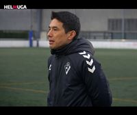 Atsushi Okazaki, Eibar C taldeko entrenatzailea, igandeko ''Helmuga'' saioan