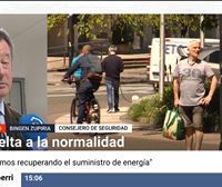 Zupiria pide no coger el vehículo privado ''a ser posible'' y llamar 112 ''sólo si es necesario''