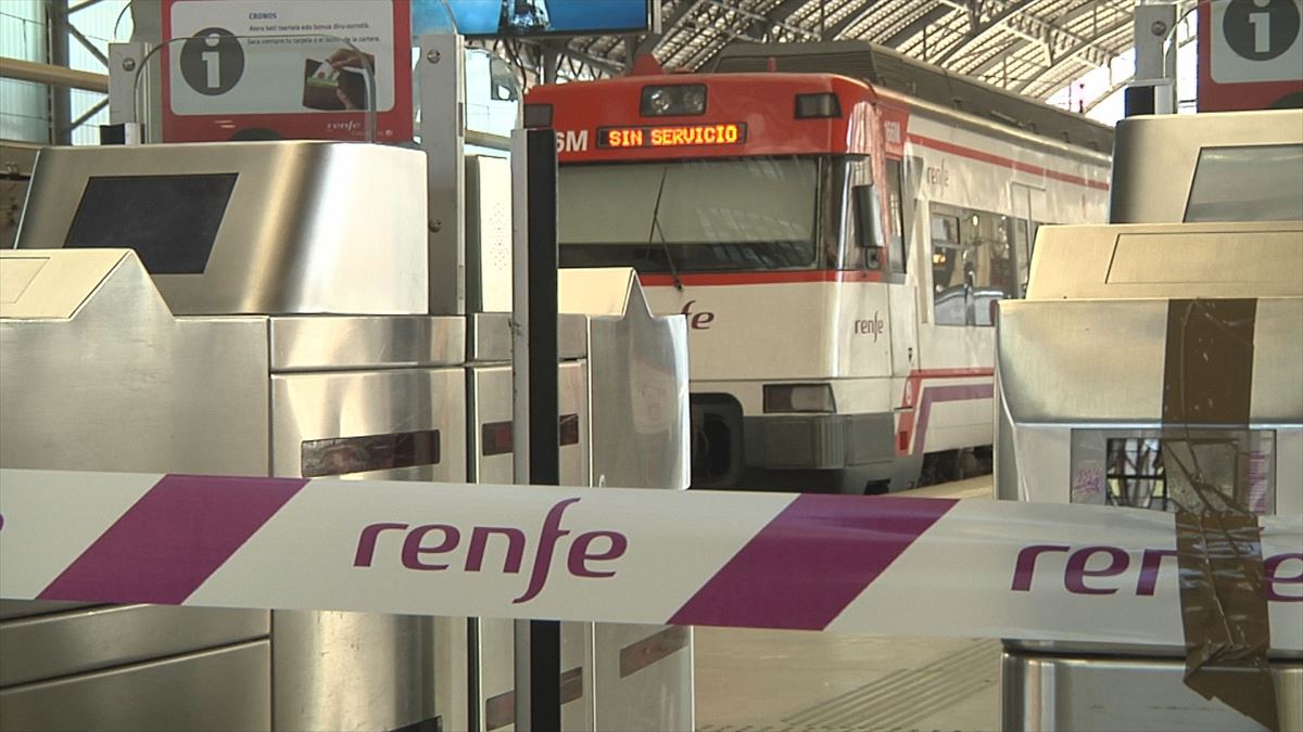 Foto de archivo de una estación de Renfe.