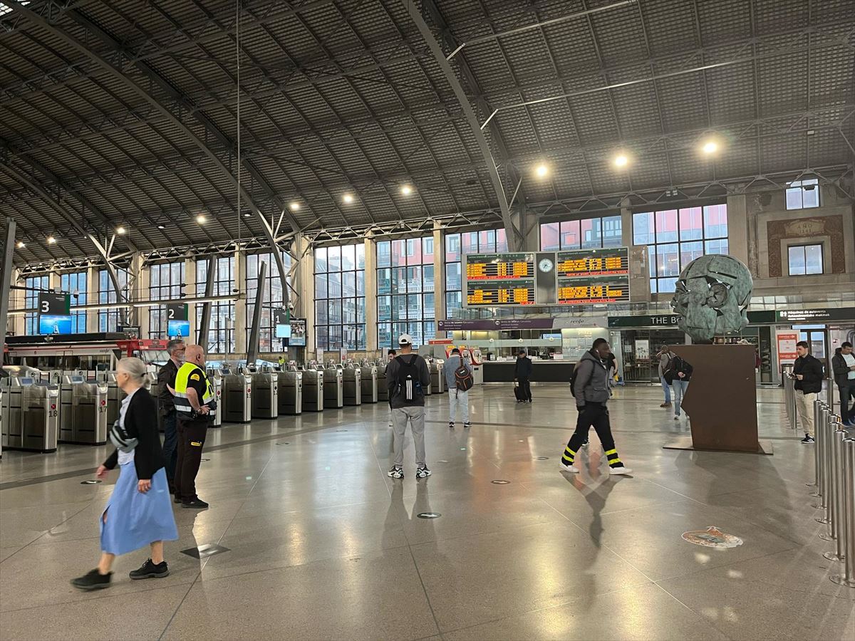 Estación de Abando en Bilbao. Imagen: EITB