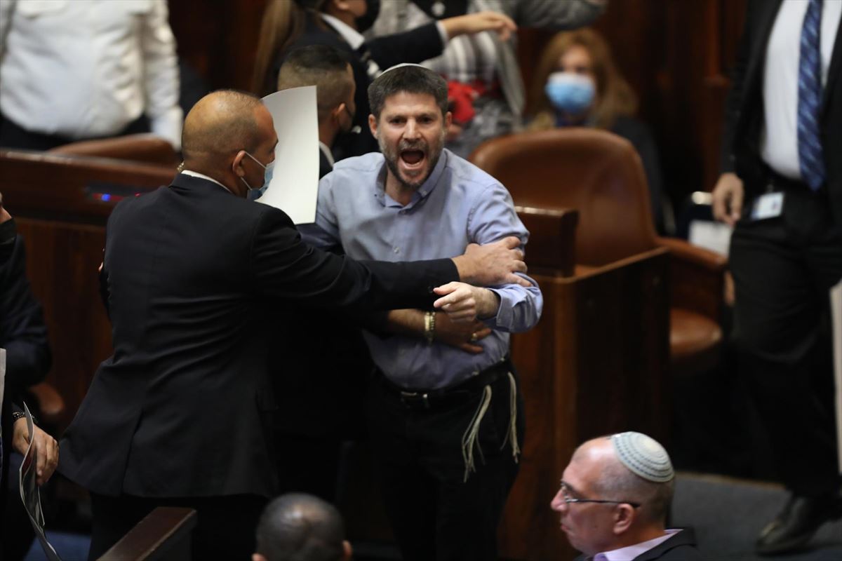 Bezalel Smotrich Israelgo Finantza ministroa. Artxiboko argazkia: EFE