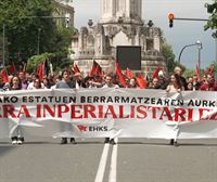 EHKSren manifestazioa, ''gerra inperialistaren eta Europako estatuen berrarmatzearen aurka''