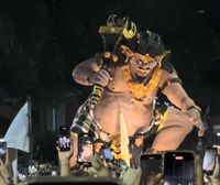 En Bali en la noche previa al día del silencio (su año nuevo) se celebra el desfile de los Ogoh-Ogoh