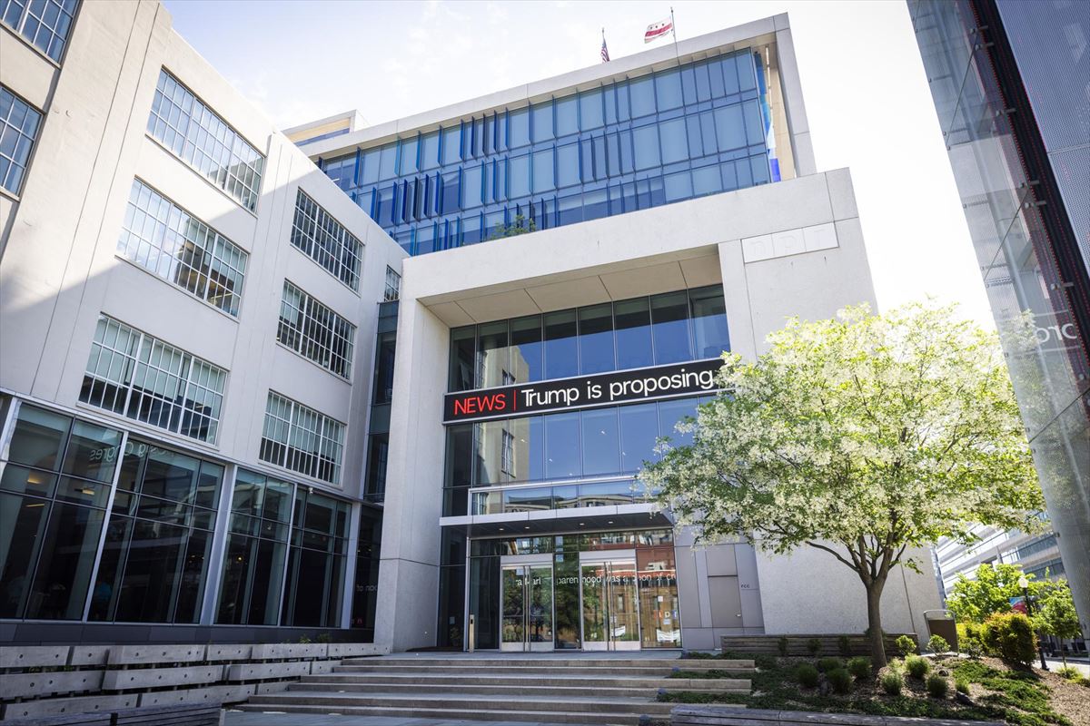 Sede de la radio pública NPR en Washington. Foto: EFE