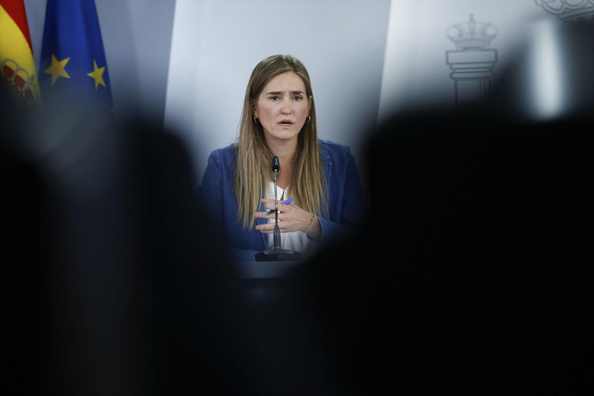 La vicepresidente tercera y ministra española para la Transición Ecológica, Sara Aagesen. Foto: EFE