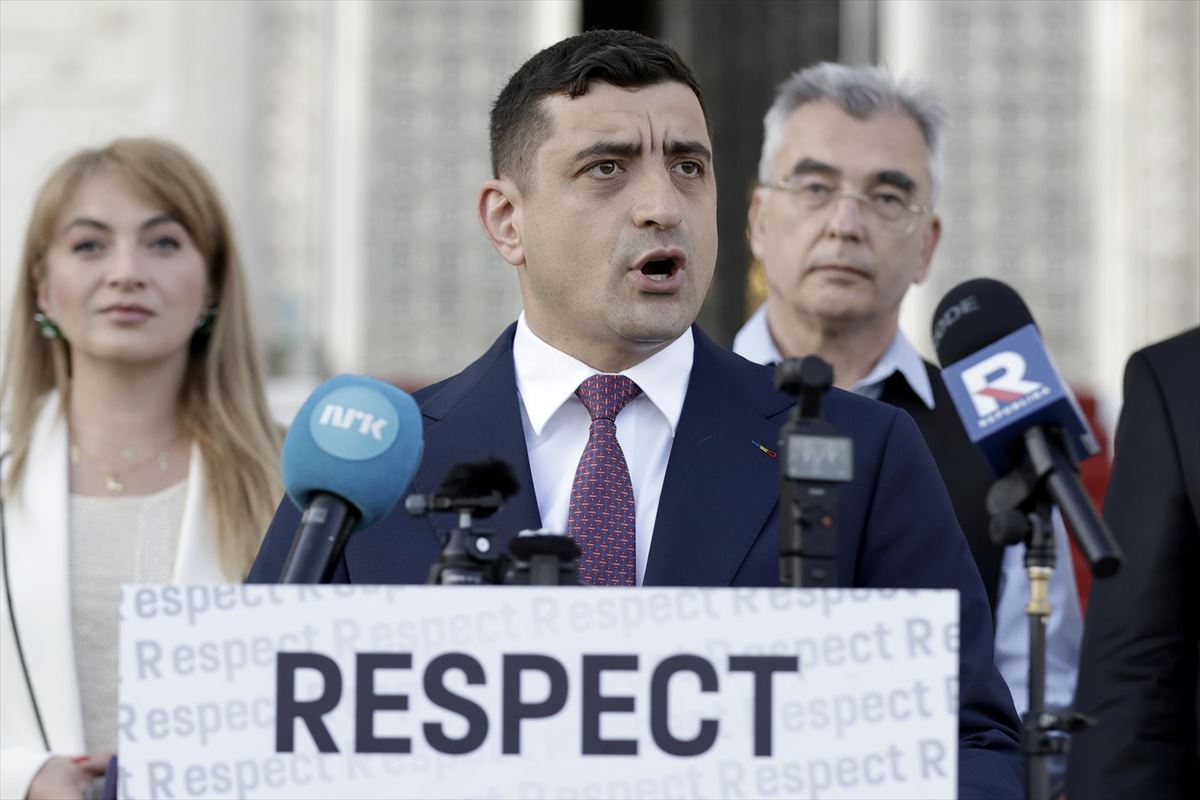 George Simion. Foto: EFE