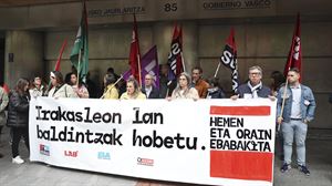 Sindikatuetako ordezkariak, maiatzeko bost greba egunak erregistratu ondoren