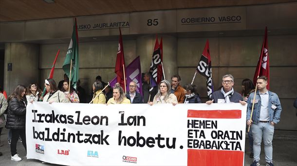 Sindikatuetako ordezkariak, maiatzeko bost greba egunak erregistratu ondoren
