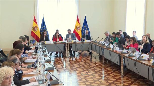 Madrilen arratsaldean egindako bilera. Irudia: EITB